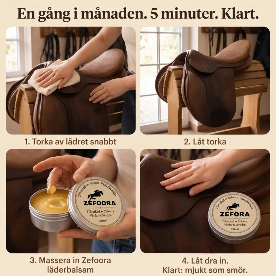 Zefoora® Läderbalsam för Hästutrustning